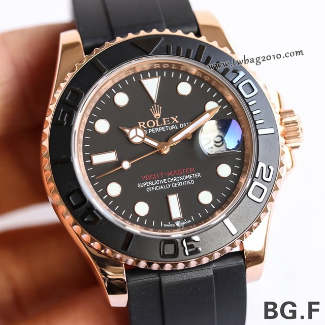 勞力士遊艇名仕手錶 金遊艇Rolex yacht Master 116695 Rolex複刻男士腕表  gjs1935